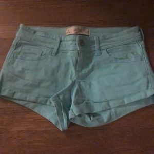 Mint green Hollister shorts